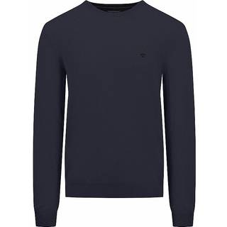 Fynch-Hatton Herren Pullover blau unifarben