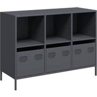 Skænk 101,5X39X73,5 Cm Koldvalset Stål - 101.5 cm / Antracitgrå