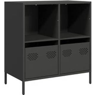 Skænk 101,5X39X73,5 Cm Koldvalset Stål - 68 cm / Sort