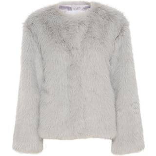 Karen By Simonsen Kbserenity Fur Jacket Jakker 10105337 Flint Gray (M/L)