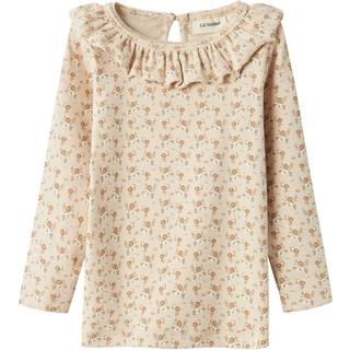 Lil Atelier Sheer Bliss Blomstret Top