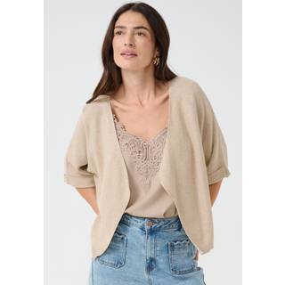 Cream Crsillar Knit Bolero Strik 10607836 Oat Melange (XL/XXL)