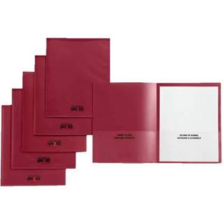 Skoles smart tage hjem tunge mappe r?dpakke p? 24