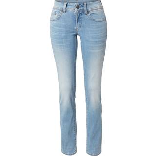 Midge Saddle Mid Straight Jeans - Medium blue - Women
