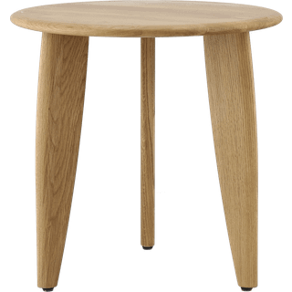 1898 Lyckeby sofaborde Ø45x44 cm Naturlakeret eg