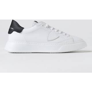 Philippe Model Temple Low Top Leather Sneakers White/Black