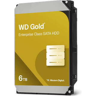 WD Gold - 6TB - Harddisk - WD6004FRYZ - SATA-600 - 3.5"