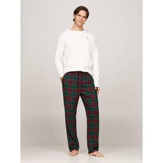 LS WAFFLE FLANNEL PJ SET