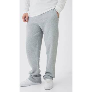 Mens Grey Marl Tall Basic Relaxed Fit Joggers