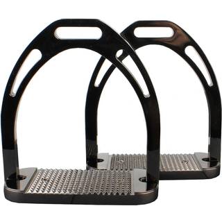 Korsteel Aluminium Stirrups Black 4.5 """"
