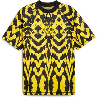 Men&#39;s Puma Borussia Dortmund ftbl STATEMENT Retro Jersey, Yellow, Size S, Sport - Black - S
