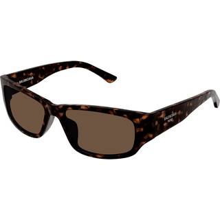Balenciaga Unisex BB0368SK 002 Solbriller Acetat Havana Brun Firkantet