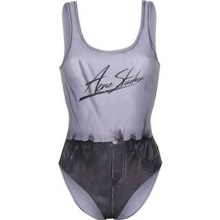 Printed Swimsuit in Black Multicolored - XS