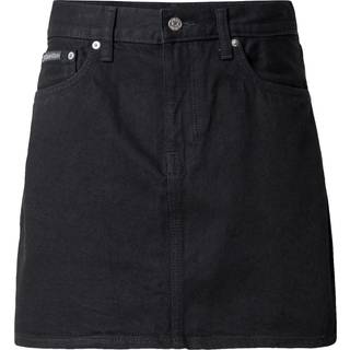 Calvin Klein Jeans Hero High Rise Mini Skirt Denim Classic Black S/28 - Denim Classic Black - S/28