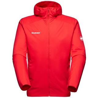 Mammut Rime Light Insulated Flex Hooded Jacket Syntetisk jakke Herrer størrelse XL farve rød