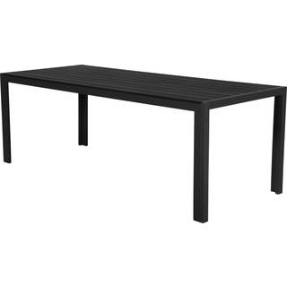 Fuccy havebord, 205 cm sort/sort.