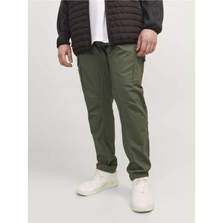 Plus Size Slim Tapered Fit Cargobukser