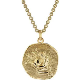 trendor 39070-02 Wassermann Sternzeichen Ø 20 mm Herrenkette Gold auf Silber