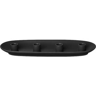 Blomus - Vela Lysestage Oval Sort