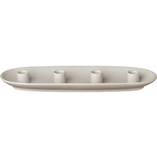 Blomus - Vela Lysestage Oval Moonbeam