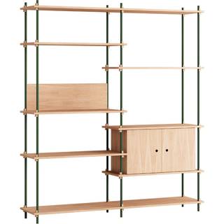 Moebe Shelving System (S.200.2.C) Smoked Oak/Warm Grey