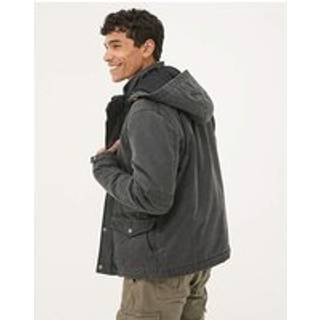 Fat Face FatFace Hadley Dark Grey Hooded Jacket