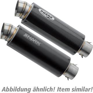 Shark Auspuff Src 4 Endelyddæmper SORT ELLER CARBON