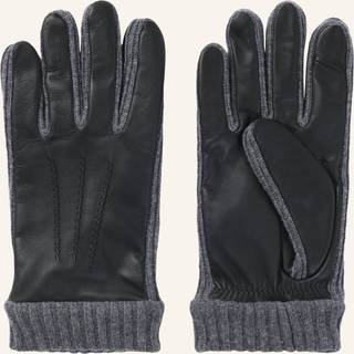 BOSS Hyden Logo Trim Gloves Black