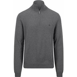 Fynch-Hatton Herren Troyer grau unifarben