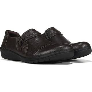 Clarks Womens Cheyn Madi Slip On Loafer Dark Brown tumbled l?der 85 US