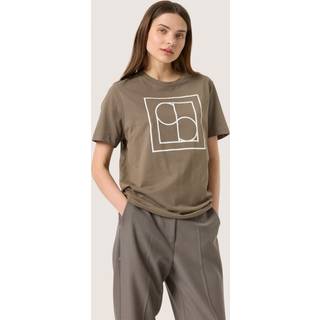 Soaked In Luxury Slvarga Tee Ss Toppe & T-Shirts 30406858 Morel (MEDIUM)