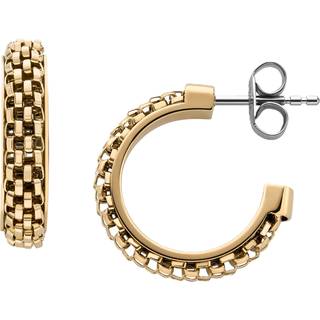 Skagen SKJ1858710 MERETE MESH Gold Tone IP Earrings - A70278