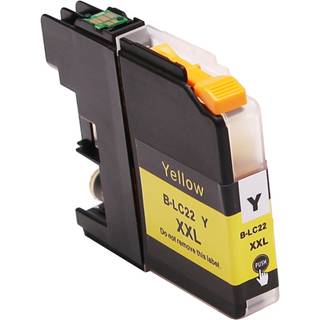 kompatibel printer patron til brother lc-22uy lc-22u gul til brother dcp-j785w mfc-j985dw fra abc