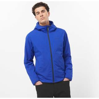 Salomon Mountain Flex Jacket Hoodie Syntetisk jakke Herrer størrelse S farve blå