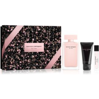 Narciso Rodriguez for Her Gavesæt 100ml EDP + 10ml EDP + 50ml Body Lotion