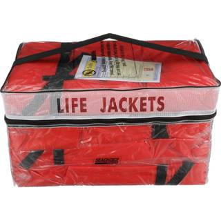 Seachoice Life Vest Type II Personlig flotationsenhed Orange voksen 4-pack W taske