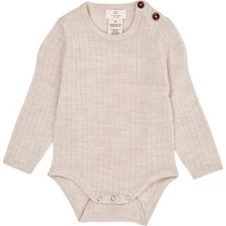 Copenhagen Colors Merino Wool Baby Body Pale Cream Melange 62 cm  Creme  62 cm  Unisex