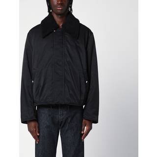 Ace Jacket in Black Aero Nylon - 48