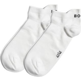 Björn Borg 2-pak Performance Solid Step Socks - White - Str 43/46