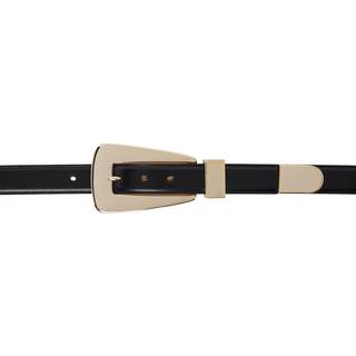 Khaite Lucca leather belt - black - 85CM