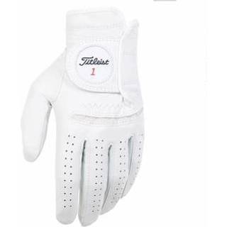 Titleist Perma Soft Læder Herre Golfhandske - Pearl - Højre - Str. L