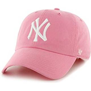 '47 MLB New York Yankees Women's Brand Clean Up Cap (Rose Pink One Size)