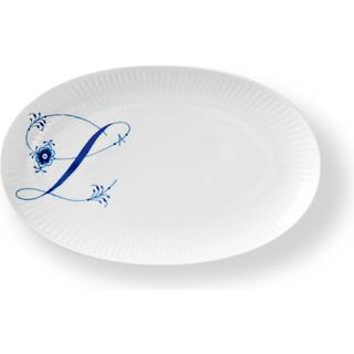 Royal Copenhagen Alfabet oval tallerken I 23 cm