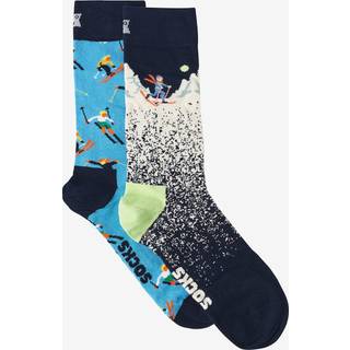 Happy socks 2-pak Skiing Chalet Gift Set - Mixed - Str 41/46