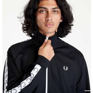 Fred Perry Taped Track Jacket Black