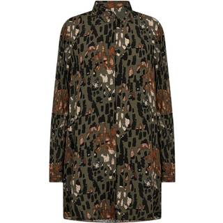 SC-Ima 2 - Tunika Kjole m Print - Olive