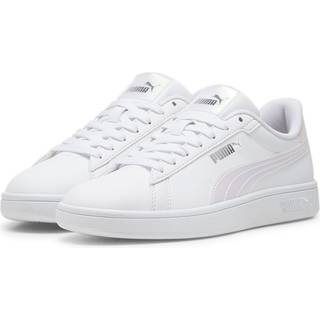 Puma Smash 3.0 Holo 2.0 Sneakers Youth, White, Size 35.5, Shoes - Silver - 35.5