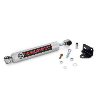 Rough Country N3 Steering Stabilizer for 2007-2018 Jeep Wrangler JK - 8730630
