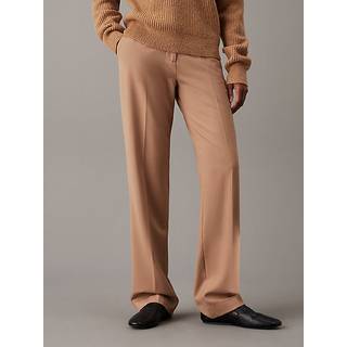 Slim Straight Trousers - Grey - 34