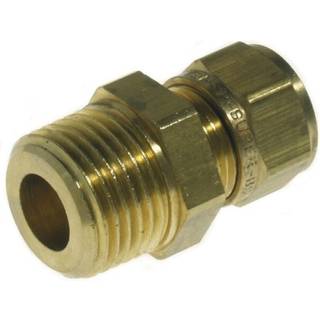 Overgangsnippel 15x1/2'' forkromet